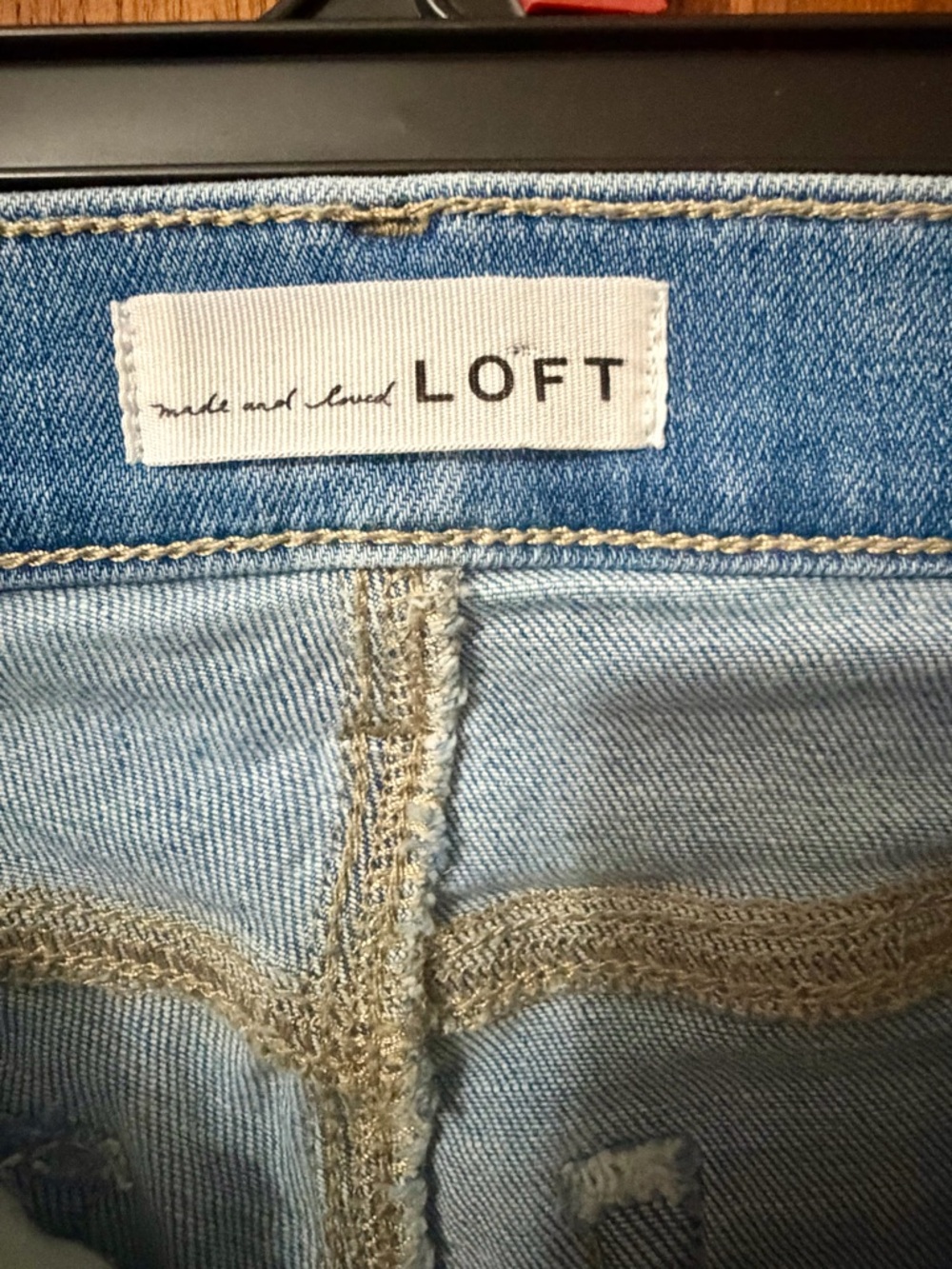 Loft High Rise Button-Fly Jeans - Picture 2 of 4
